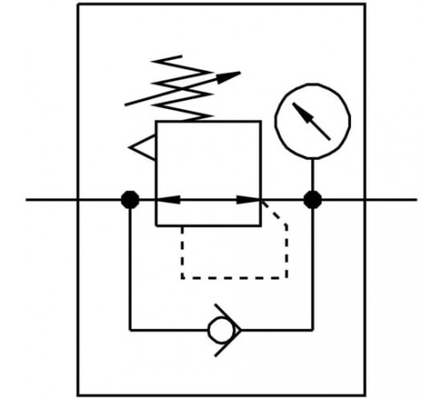Регулятор давления Festo LRMA-M5-QS-4 Регулятор давления Festo LRMA-M5-QS-4