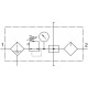 Блок подготовки воздуха Festo FRC-1/4-D-MIDI-KA-A