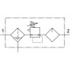 Блок подготовки воздуха Festo FRC-1/4-D-5M-O-MIDI-A