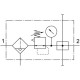 Блок подготовки воздуха Festo LFR-1/2-D-MIDI-KA-A