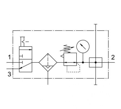 Блок подготовки воздуха Festo LFR-1/2-D-MIDI-KB-A Блок подготовки воздуха Festo LFR-1/2-D-MIDI-KB-A