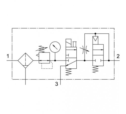 Блок подготовки воздуха Festo LFR-1/2-D-MIDI-KD