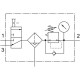 Блок подготовки воздуха Festo LFR-1/2-D-DI-MAXI-KC-A