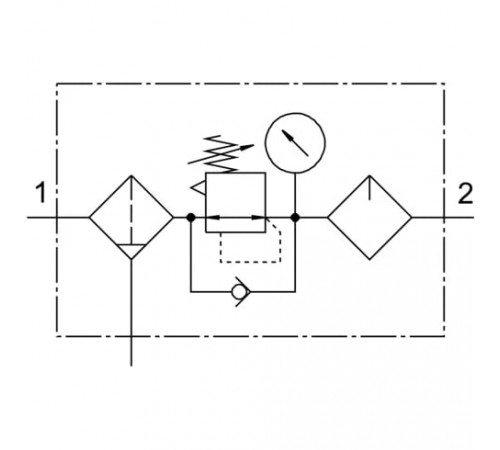 Блок подготовки воздуха Festo FRC-1-D-7-DI-MAXI Блок подготовки воздуха Festo FRC-1-D-7-DI-MAXI