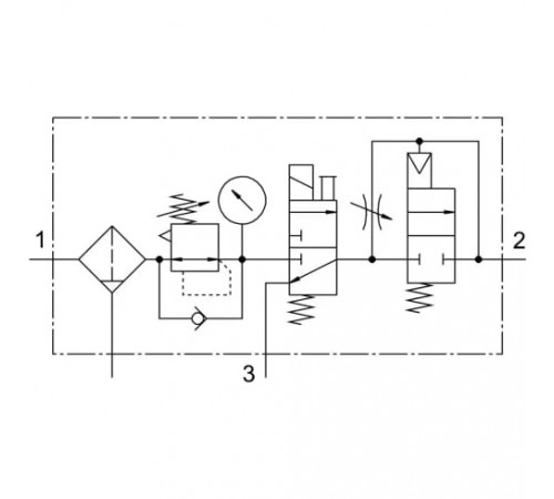 Блок подготовки воздуха Festo LFR-1/2-D-DI-MAXI-KD Блок подготовки воздуха Festo LFR-1/2-D-DI-MAXI-KD