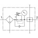 Блок подготовки воздуха Festo LFR-1/2-D-MAXI-KA