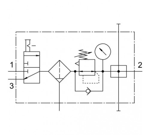 Блок подготовки воздуха Festo LFR-1/2-D-MAXI-KB