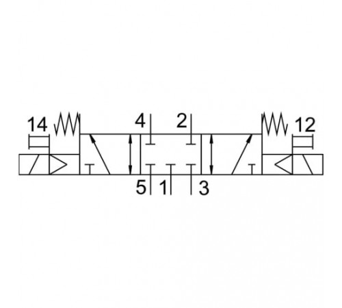Распределитель с электромагнитным управлением Festo VUVG-L18-P53C-T-G14-1H2L-W1 Распределитель с электромагнитным управлением Festo VUVG-L18-P53C-T-G14-1H2L-W1