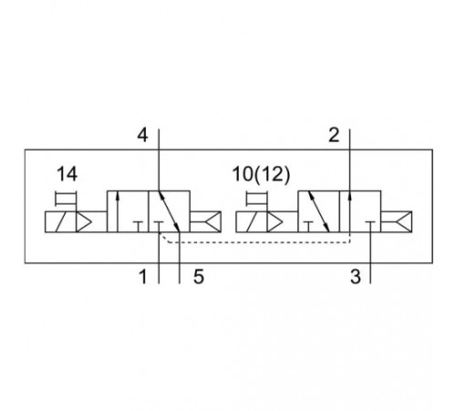 Распределитель с электромагнитным управлением Festo VUVG-L18-T32H-AT-G14-1P3 Распределитель с электромагнитным управлением Festo VUVG-L18-T32H-AT-G14-1P3