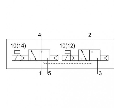 Распределитель с электромагнитным управлением Festo VUVG-L18-T32U-AT-G14-1P3