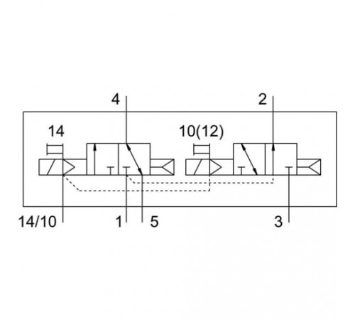 Распределитель с электромагнитным управлением Festo VUVG-L14-T32H-AZT-G18-1P3
