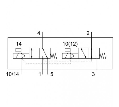 Распределитель с электромагнитным управлением Festo VUVG-L18-T32H-MZT-G14-1P3