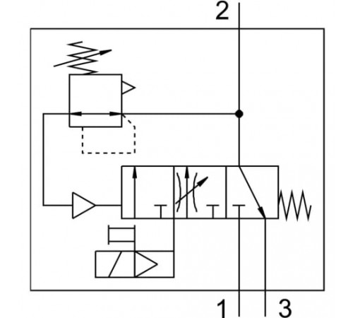 Клапан плавного пуска/быстрого выхлопа Festo MS9-SV-G-C-V24-S-VS Клапан плавного пуска/быстрого выхлопа Festo MS9-SV-G-C-V24-S-VS