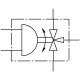 Шаровой кран с приводом Festo VZBA-1/4-GGG-63-32T-F0304-V4V4T-PP30-R-90-C Ру63 Ду8 (PN63 DN8)