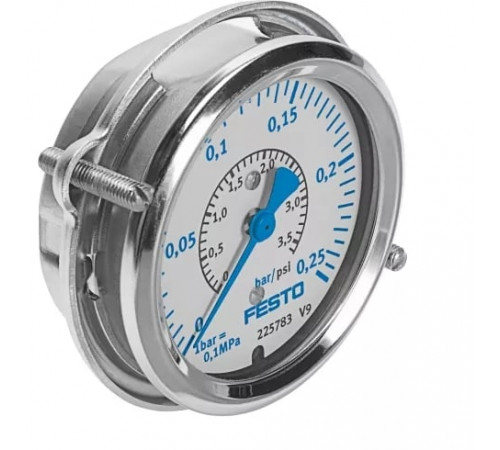 Фланцевый манометр Festo FMA-63-0,25-C Фланцевый манометр Festo FMA-63-0,25-C