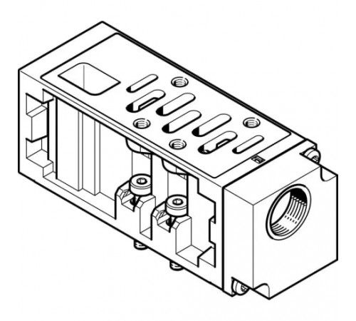 Вертикальная плита питания воздухом Festo VABF-S1-2-P1A3-G12