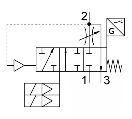 Клапан плавного пуска/быстрого выхлопа Festo MS6-SV-1/2-E-ASIS-SO-AG Клапан плавного пуска/быстрого выхлопа Festo MS6-SV-1/2-E-ASIS-SO-AG