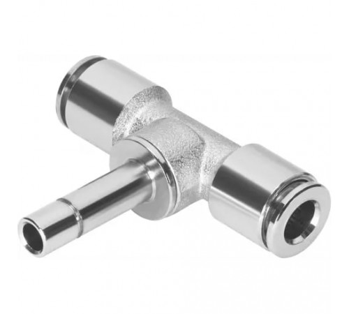 Тройник цанговый со втулкой Festo NPQM-T-Q4-S4-P10 Тройник цанговый со втулкой Festo NPQM-T-Q4-S4-P10