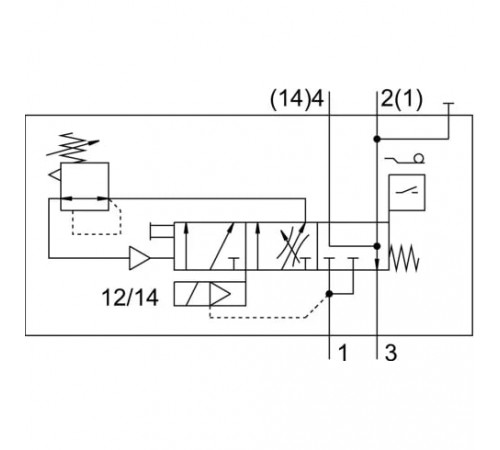 Клапан плавного пуска Festo VABF-S6-1-P5A4-N12-4-1-N Клапан плавного пуска Festo VABF-S6-1-P5A4-N12-4-1-N