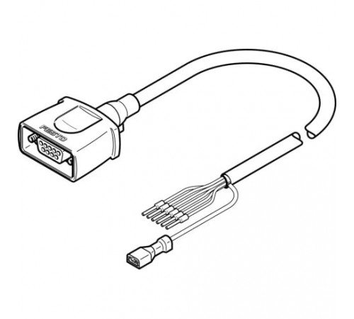 Кабель электродвигателя Festo NEBM-S1G9-E-7-Q5-LE6 Кабель электродвигателя Festo NEBM-S1G9-E-7-Q5-LE6