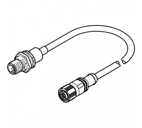 Кабель электродвигателя Festo NEBM-M12G4-RS-1.94-N-M12G4H Кабель электродвигателя Festo NEBM-M12G4-RS-1.94-N-M12G4H