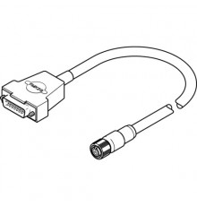 Кабель кодирующего устройства Festo NEBM-M12G12-RS-15-N-S1G15