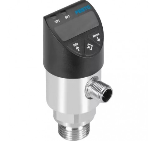 Датчик давления Festo SPAW-B11R-G12M-2NV-M12 Датчик давления Festo SPAW-B11R-G12M-2NV-M12