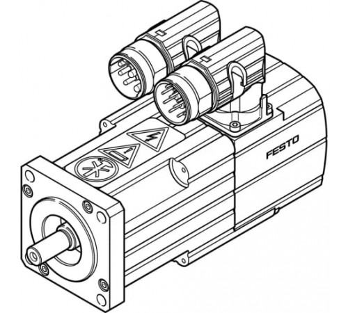 Серводвигатель Festo EMMS-AS-55-S-LS-RR-S1 Серводвигатель Festo EMMS-AS-55-S-LS-RR-S1