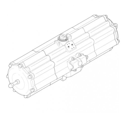 Неполноповоротный привод Festo DAPS-2880-090-RS2-F16-T6