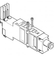 Вертикальная плита питания воздухом Festo VMPA2-VSP-QS1/4