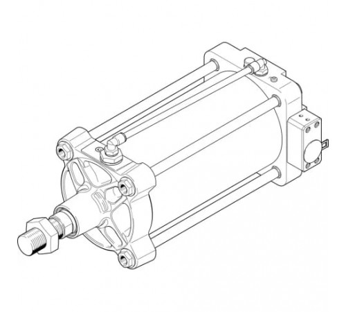 Линейный привод Festo DFPI-160-ND2P-C1V-NB3P-R-A