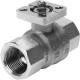 Шаровой кран Festo VAPB-1/4-F-40-F03 Ру40 Ду15 (PN40 DN15)