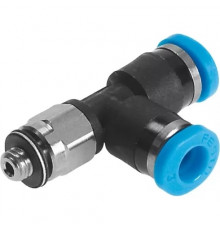 Тройник цанговый с резьбой переходной Festo QSMTL-M5-4