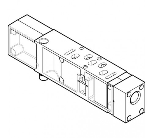 Вертикальная плита питания воздухом Festo VABF-S4-1-P1A3-N14 Вертикальная плита питания воздухом Festo VABF-S4-1-P1A3-N14