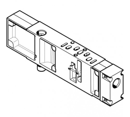 Вертикальная плита питания воздухом Festo VABF-S4-2-P1A14-G18 Вертикальная плита питания воздухом Festo VABF-S4-2-P1A14-G18