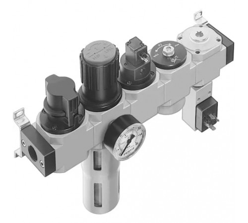 Блок подготовки воздуха Festo LFR-1/2-D-MAXI-KG-A Блок подготовки воздуха Festo LFR-1/2-D-MAXI-KG-A