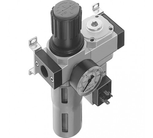 Блок подготовки воздуха Festo LFR-1/2-D-MAXI-KE-A Блок подготовки воздуха Festo LFR-1/2-D-MAXI-KE-A