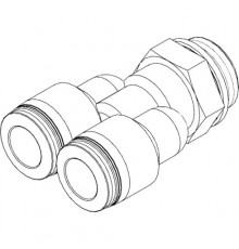 Тройник цанговый с резьбой Festo QSY-1/2-10