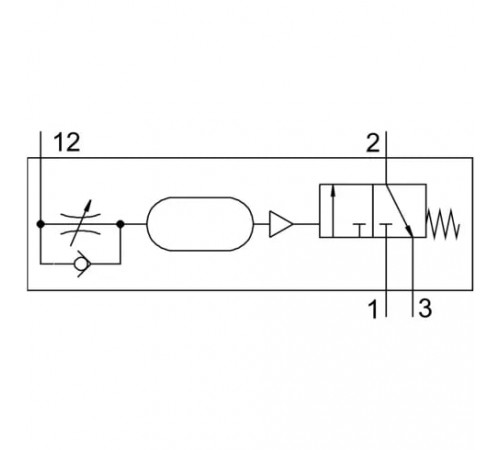 Клапан задержки времени Festo VZA-3-1/4 Клапан задержки времени Festo VZA-3-1/4