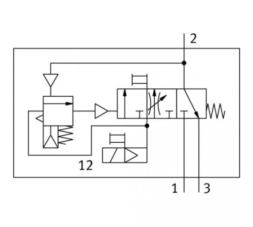 Клапан плавного пуска/быстрого выхлопа Festo MS6-SV-1/2-C-10V24-S Клапан плавного пуска/быстрого выхлопа Festo MS6-SV-1/2-C-10V24-S
