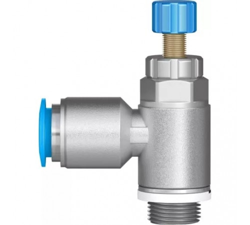 Дроссель с обратным клапаном Festo GRLA-1/4-QS-10-RS-D