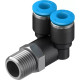 Тройник цанговый с резьбой угловой Festo QSYL-1/4-6