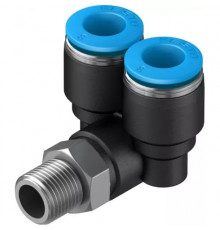 Тройник цанговый с резьбой угловой Festo QSYL-1/8-8