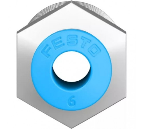 Штуцер цанговый Festo QS-3/8-6 Штуцер цанговый Festo QS-3/8-6