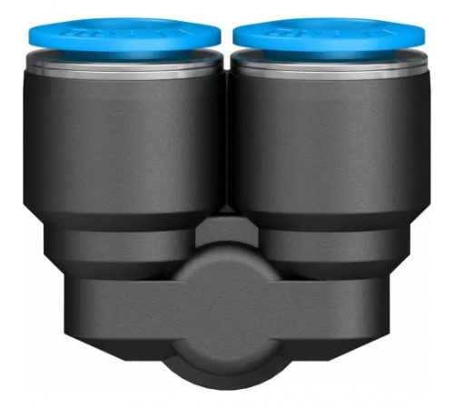 Тройник цанговый с резьбой угловой Festo QSYL-3/8-12