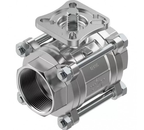 Шаровой кран Festo VZBE-2-T-63-T-2-F0507-V15V15 Ру63 Ду50 (PN63 DN50)