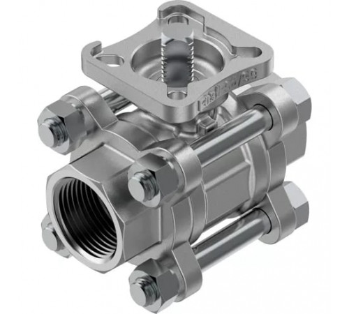 Шаровой кран Festo VZBE-3/4-T-63-T-2-F0304-V15V15 Ру63 Ду20 (PN63 DN20)
