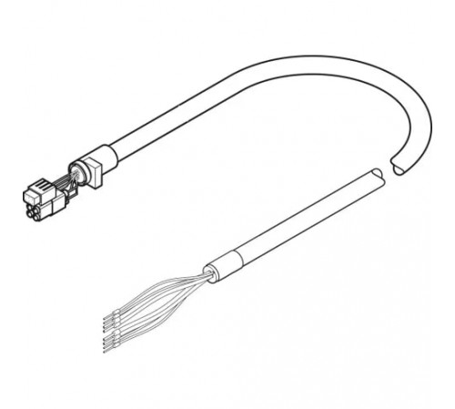 Кабель электродвигателя Festo NEBM-T1G8-E-15-Q7N-LE8-1 Кабель электродвигателя Festo NEBM-T1G8-E-15-Q7N-LE8-1