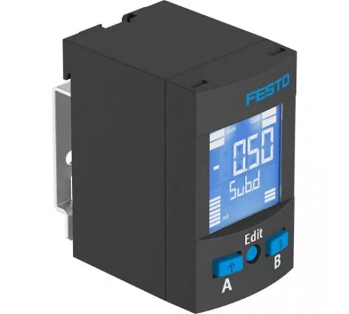 Датчик давления Festo SPAU-V1R-W-Q4D-L-PNLK-PNVBA-M8D Датчик давления Festo SPAU-V1R-W-Q4D-L-PNLK-PNVBA-M8D