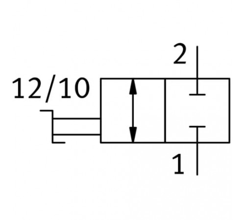 Отсечной клапан Festo HE-2-1/8-QS-6 Отсечной клапан Festo HE-2-1/8-QS-6
